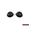 2x VW Original Tapa Protectora Para Tornillo Negro Satinado - 311867169 01C