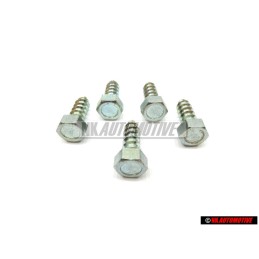 5x VW Original Tornillo Hexagonal P. 