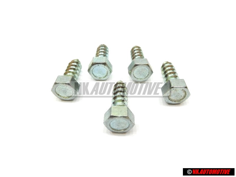 5x VW Original Tornillo Hexagonal P. 