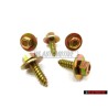 5x VW Original Tornillo Hexagonal Chapa(Comb) - 311821143