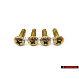 4x VW Original Tornillo Alomado P. 