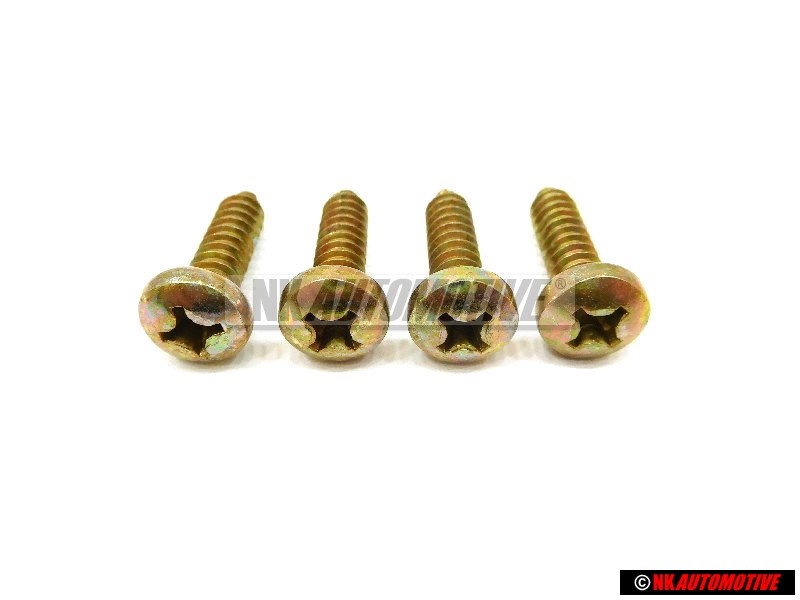 4x VW Original Tornillo Alomado P. 