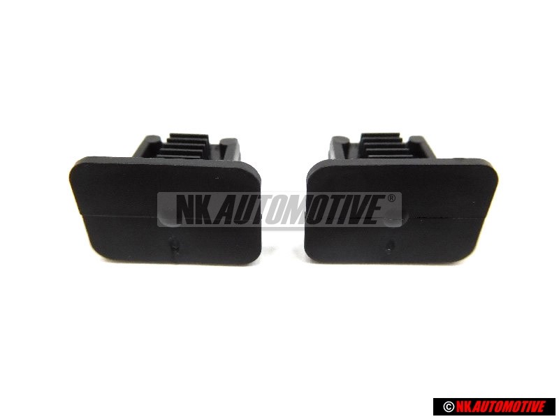 2x VW Original Clip Negro Satinado - 357867646 9B9