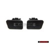 2x VW Original Clip Negro Satinado - 357867646 9B9