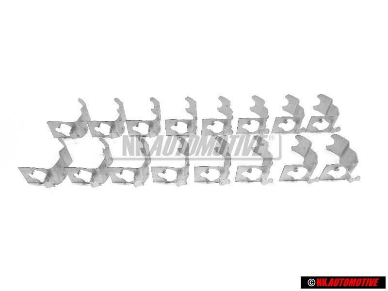16x VW Original Muelle Sujecion P. 