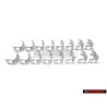 16x VW Original Muelle Sujecion P. 