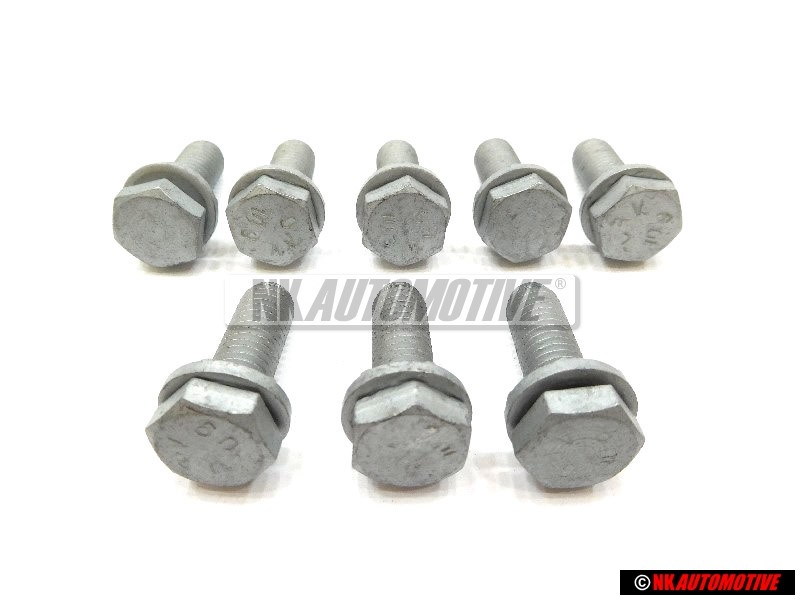 8x VW Original Tornillo Hexagonal (Combinado) - N 90758902