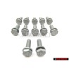 12x VW Original Tornillo Hexagonal (Combinado) - N 90758902