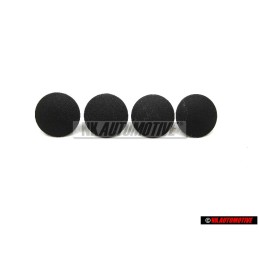 4x VW Original Clip Negro Satinado - 321867838 01C
