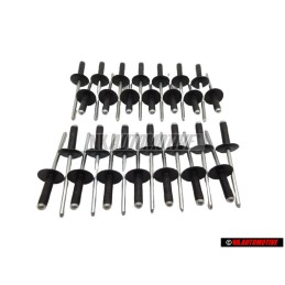 28x VW Original Remache Ciego - N 90634901