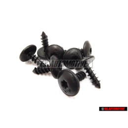 8x VW Original Tornillo P.Chapa Hexag.Int.Red - N 90974701
