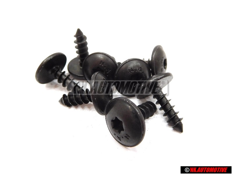8x VW Original Tornillo P.Chapa Hexag.Int.Red - N 90974701