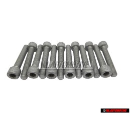 12x VW Original Tornillo Cilindrico Con Cabeza De Estrella Interior - N 9110820