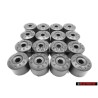 16x VW Original Capuchon P. Tornillo Rueda Negro Satinado - 1K0601173 9B9