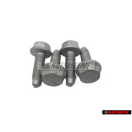 4x VW Original Tornillo Hexagonal Con Collar - N 10127707