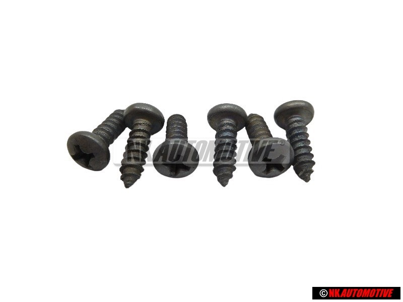 6x VW Original Tornillo Alomado P. 
