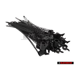 25x VW Original Sujetacables Con Soporte Para Espiga Soldadura: - N 90643701