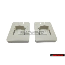 2x VW Original Pieza Deslizante Platino - 171881213B 2VK