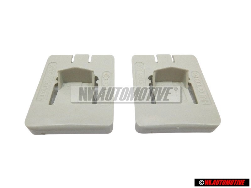 2x VW Original Pieza Deslizante Platino - 171881213B 2VK