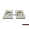 2x VW Original Pieza Deslizante Platino - 171881213B 2VK