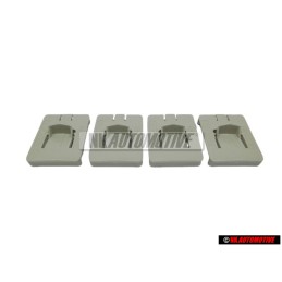 4x VW Original Pieza Deslizante Platino - 171881213B 2VK