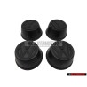 4x VW Original Tapacubos Negro Satinado - 321601171A 01C