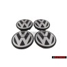 4x VW Original Tapacubos Negro/Antracita Metalizado - 7L6601149B RVC