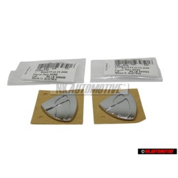 2x VW Original Placa (Autoadhesiva) Cromo - 1K0853688 739
