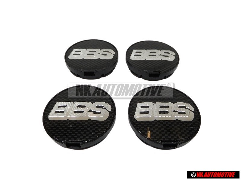 4x VW Original Tapacubos Colores Cromados/Negro - 1H0601171B BXF