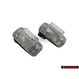 2x VW Original Luz De Matricula - 1H6943021C