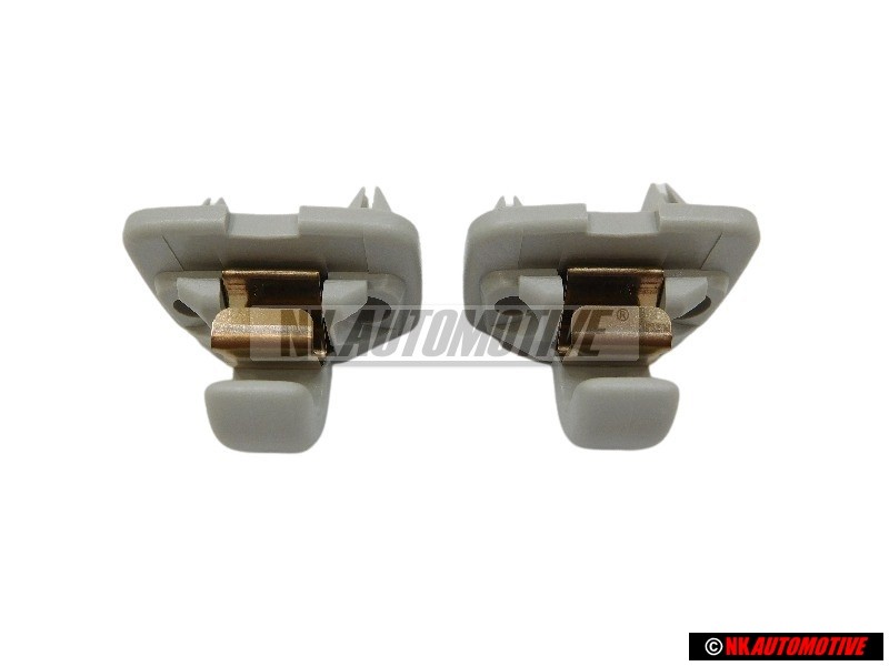 2x Audi Original Soporte P. Parasol Plata Estrella - 8W0857562A Z62