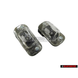 2x VW Original Luz De Matricula - 1H6943021B