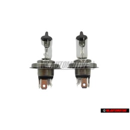 2x VW Original Bombilla Halogena, Vidrio Amar - N 0177643