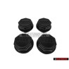 4x Audi Original Tapacubos Negro Satinado - 841601165 01C