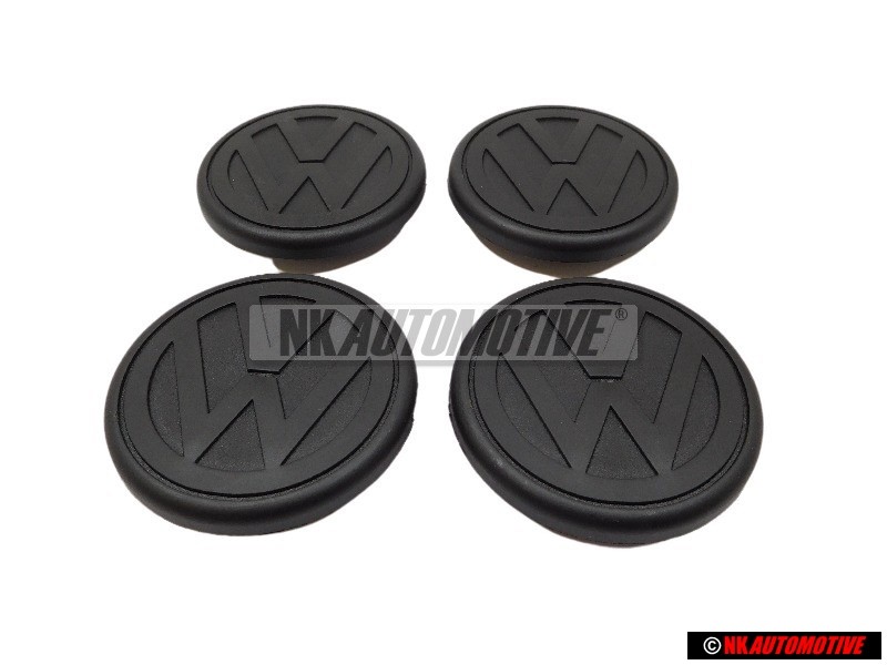 4x VW Original Tapa Protectora Grafito - 701601171 2BC