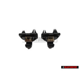 2x Audi Original Soporte P. Parasol Soul (Negro) - 8W0857562A 4PK
