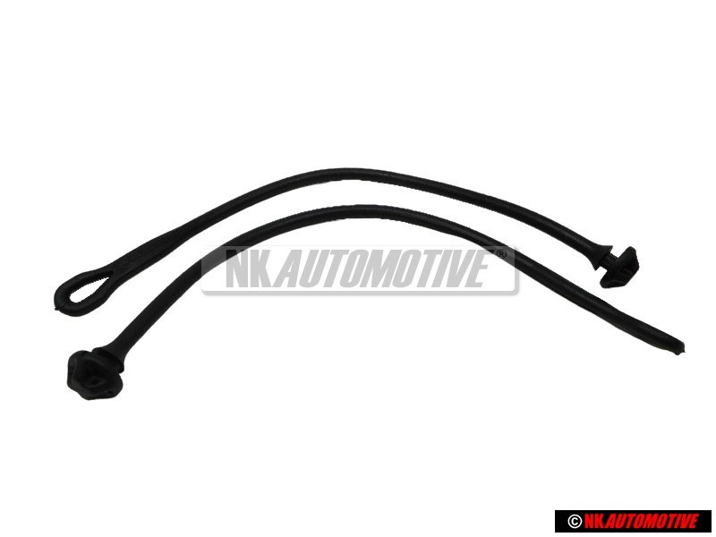2x VW Original Banda Retentora Negro Satinado - 1H6863447 B41