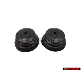 2x VW Original Fuelle Negro Satinado - 191857517 01C