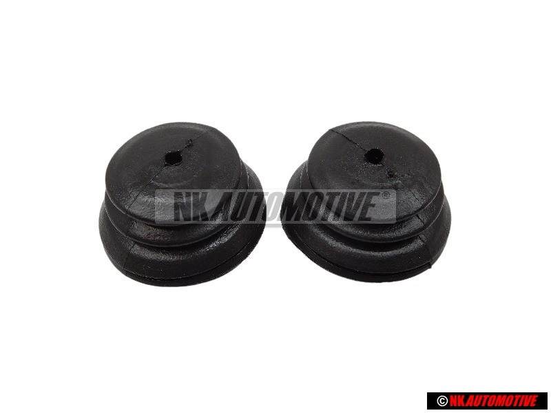 2x VW Original Fuelle Negro Satinado - 191857517 01C