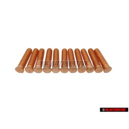 11x VW Original Espiga Soldadura - N 90231601