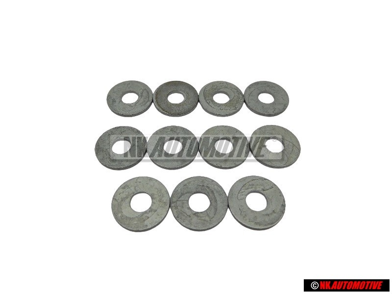 11x VW Original Arandela Base - N 01166615