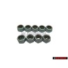 9x VW Original Tuerca Hexag., Autoblocante - N 01118312