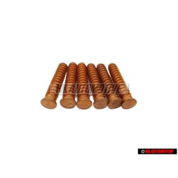 6x VW Original Espiga Soldadura - N 90231601