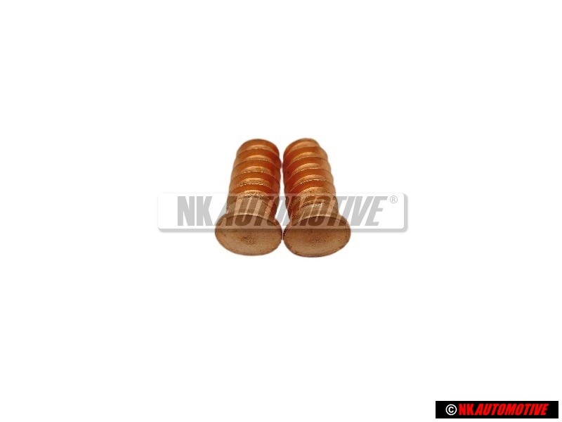 2x VW Original Espiga Soldadura 'Unidad Pedido 100' - N 90175701