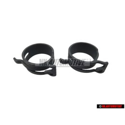 2x VW Original Abrazadera De Fleje Elastico - N 0164031
