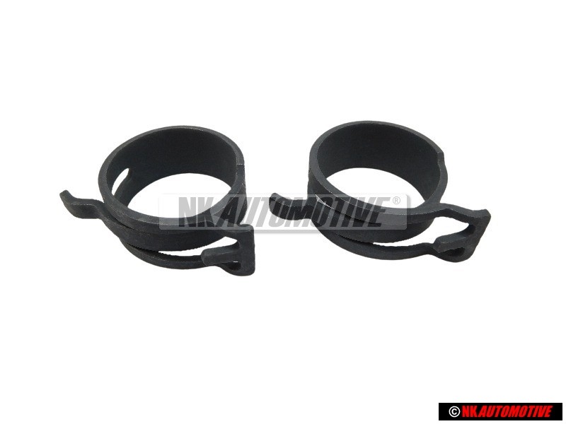 2x VW Original Abrazadera De Fleje Elastico - N 0164031
