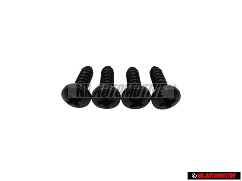 4x VW Original Tornillo Alomado P. 