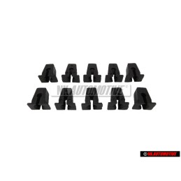 10x VW Original Tuerca Insercion - 811807577C