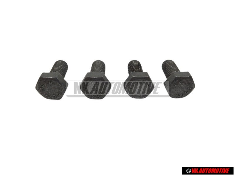 4x VW Original Tornillo Hexagonal - N 01023929