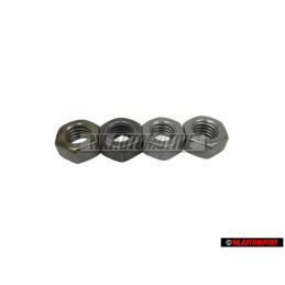4x VW Original Tuerca Hexagonal - N 01100840